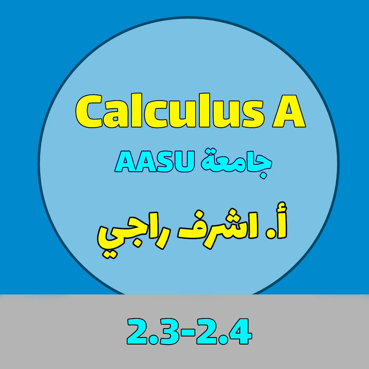 Calculus A - AASU - 2.3-2.4