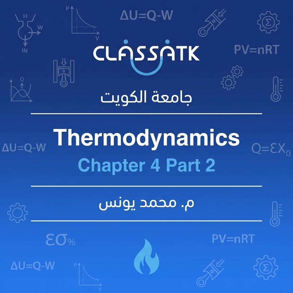 م . محمد يونس - Thermodynamics - Chapter 4 Part 2