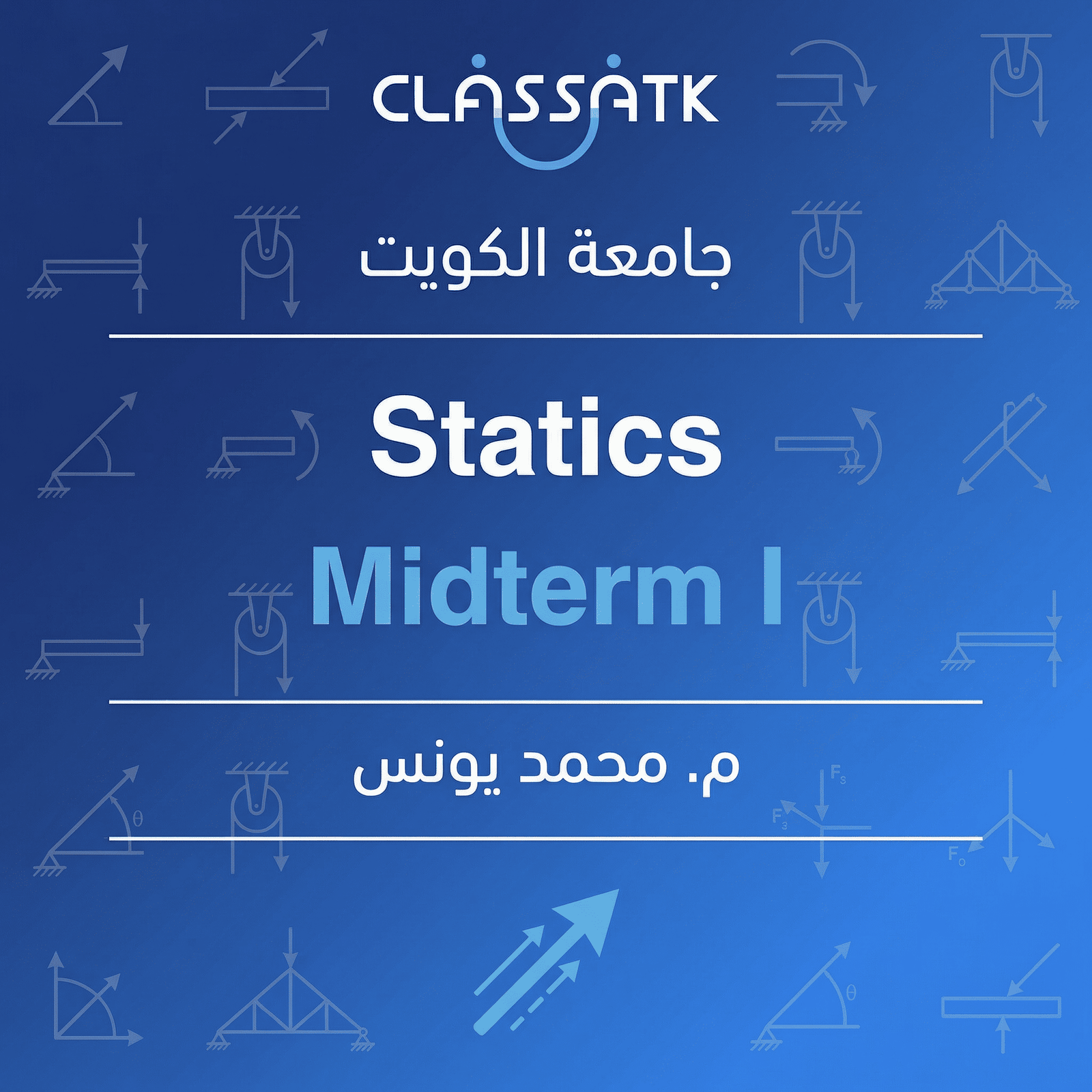 Statics - Midterm I