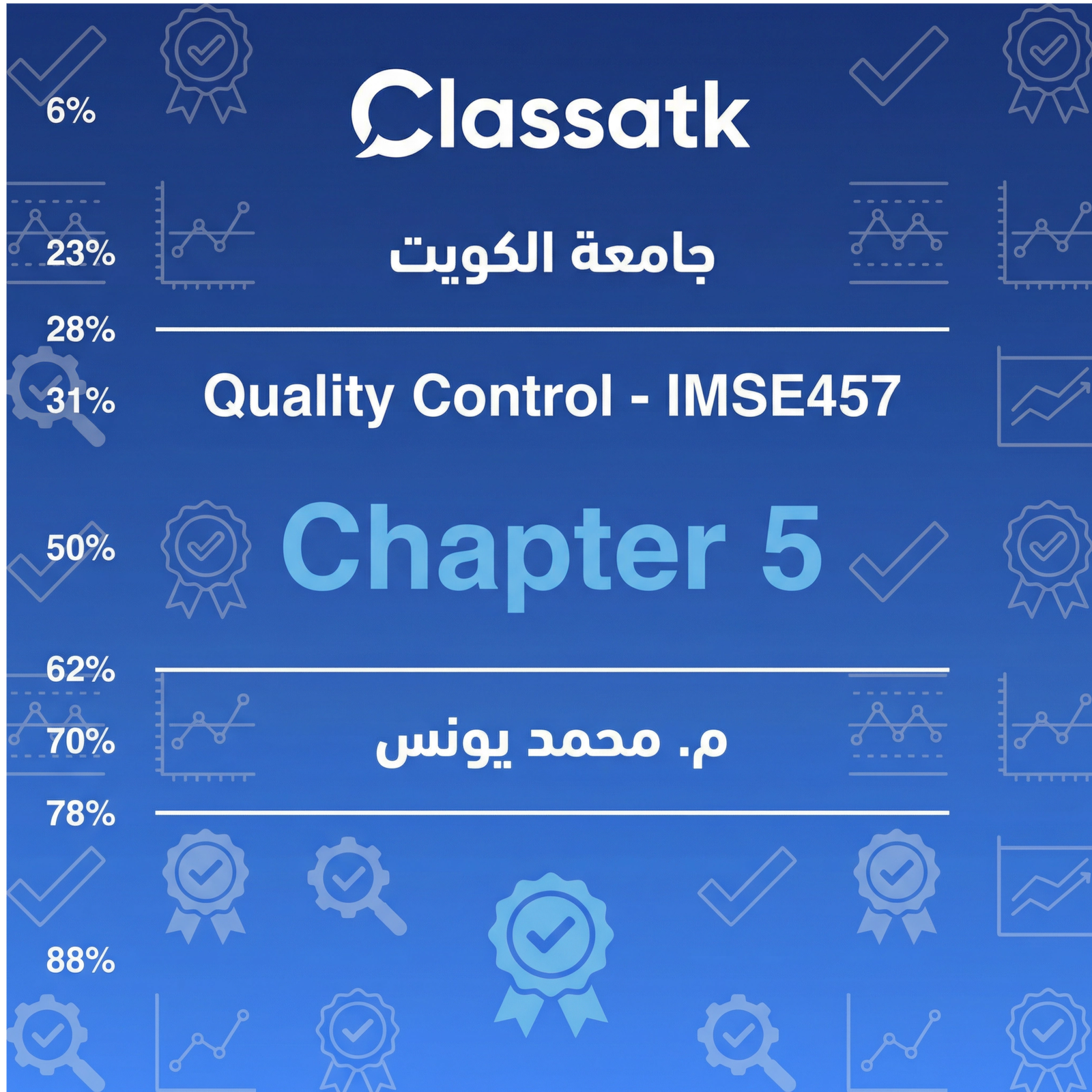 م . محمد يونس - IMSE457 - Quality Control - Chapter 5