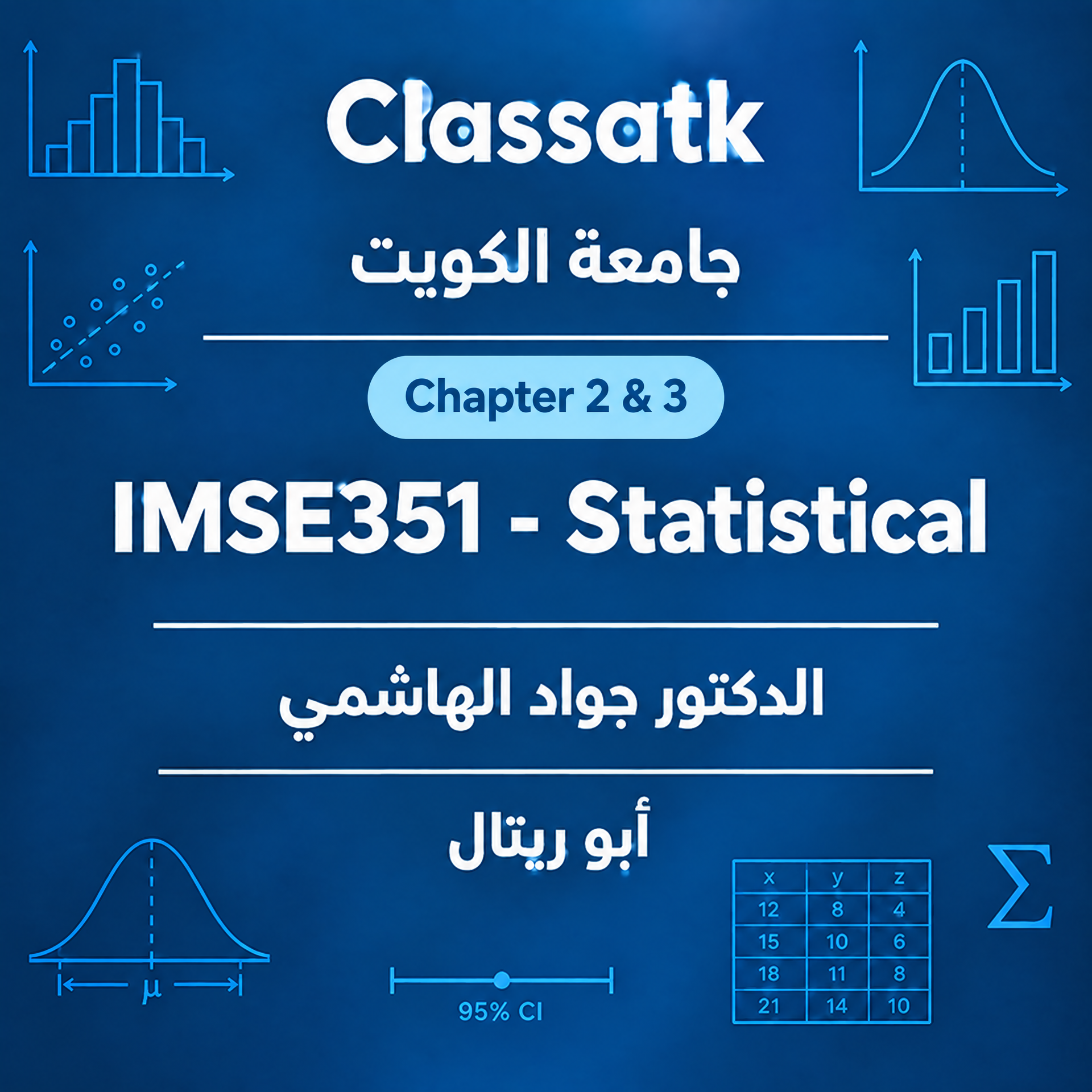 أبو ريتال- IMSE351-Statistical-الدكتور جواد الهاشمي - Chapter 2 & 3